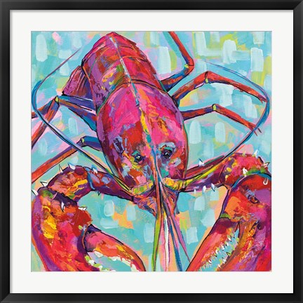 Framed Lilly Lobster III Print