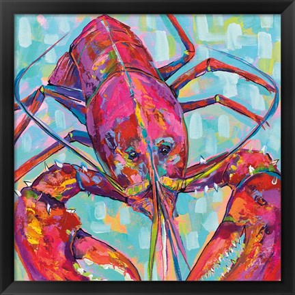 Framed Lilly Lobster III Print