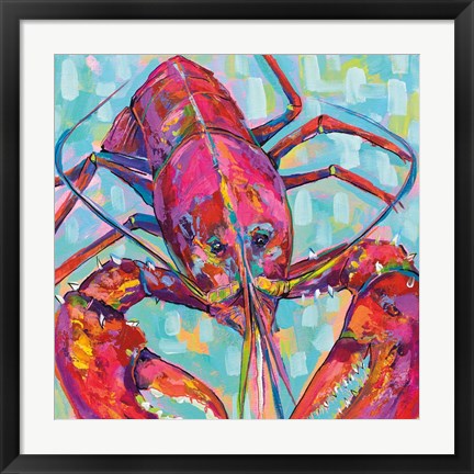 Framed Lilly Lobster III Print