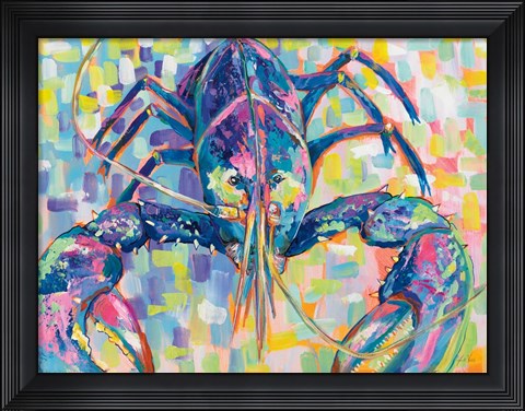 Framed Lilly Lobster II Print