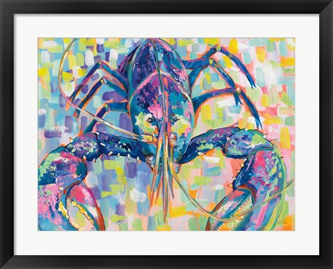 Framed Lilly Lobster II Print