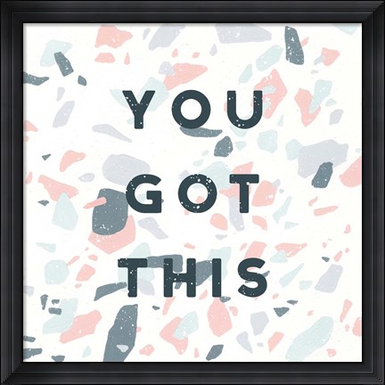 Framed Terrazzo Inspiration II You Print