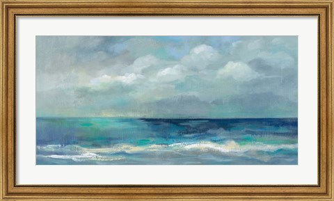 Framed Clouds and Sea Print