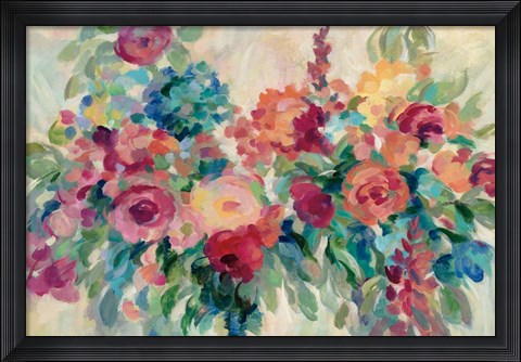Framed Flower Market Print