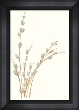 Framed Pussy Willows III Print