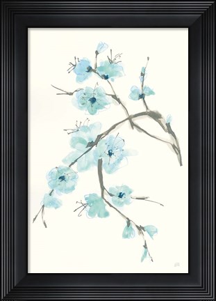 Framed Tinted Branch II Print