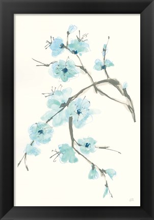 Framed Tinted Branch II Print