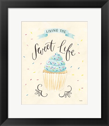 Framed Sweet Life IV Light Print