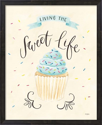 Framed Sweet Life IV Light Print