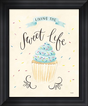 Framed Sweet Life IV Light Print