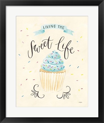 Framed Sweet Life IV Light Print