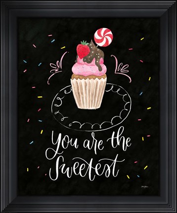 Framed Sweet Life III Dark Print