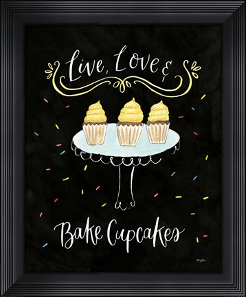 Framed Sweet Life II Dark Print