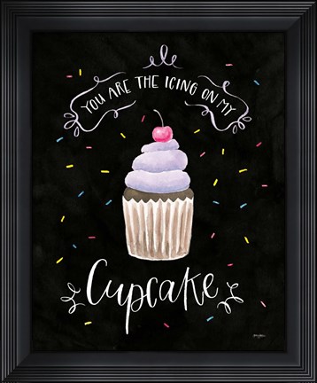 Framed Sweet Life I Dark Print