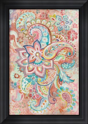 Framed Paisley Galore Print