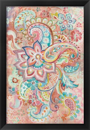 Framed Paisley Galore Print