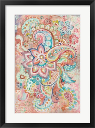 Framed Paisley Galore Print