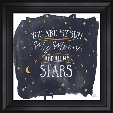 Framed Celestial Love IV Sq Print