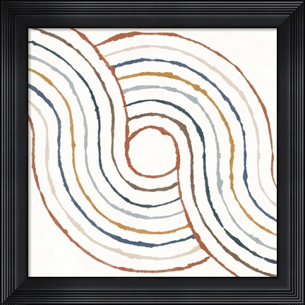 Framed Rainbow Road II Print