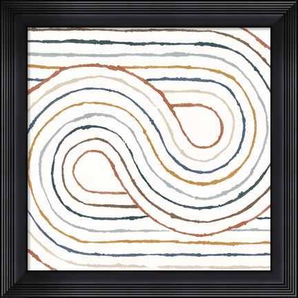 Framed Rainbow Road I Print