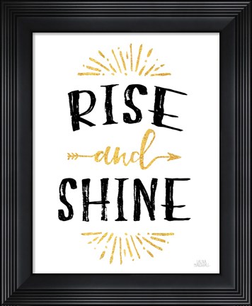 Framed Morning Motivation II Print