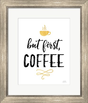 Framed Morning Motivation I Print