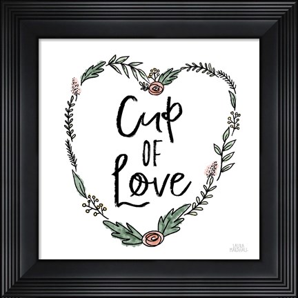 Framed Cup of Love Print