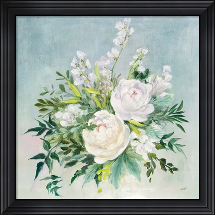 Framed Bridal Bouquet Print