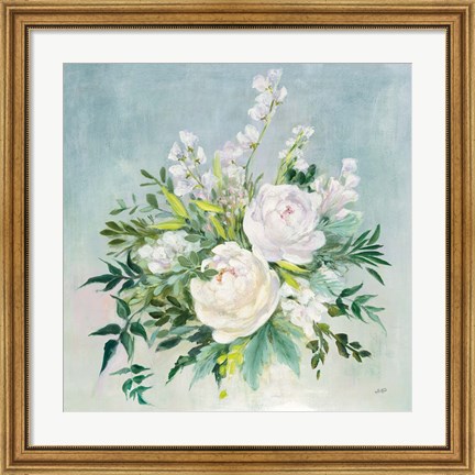 Framed Bridal Bouquet Print