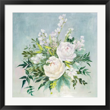 Framed Bridal Bouquet Print