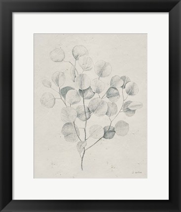 Framed Soft Summer Sketches II Light Print
