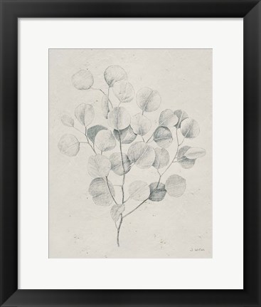 Framed Soft Summer Sketches II Light Print