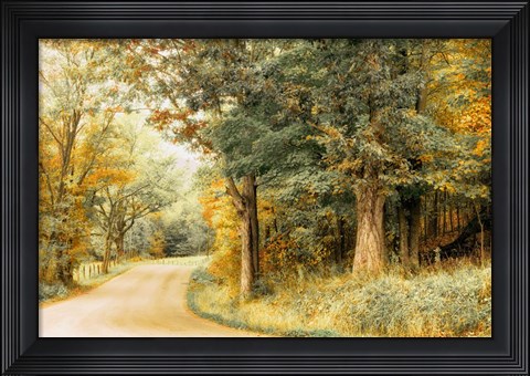 Framed Crisp Season Print