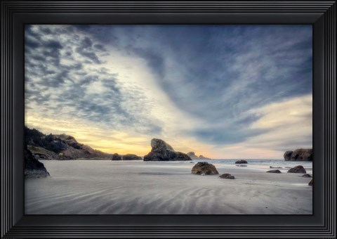 Framed Low Tide Print