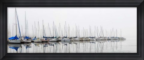 Framed Sailing Boats Panel Print