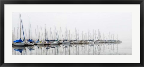 Framed Sailing Boats Panel Print