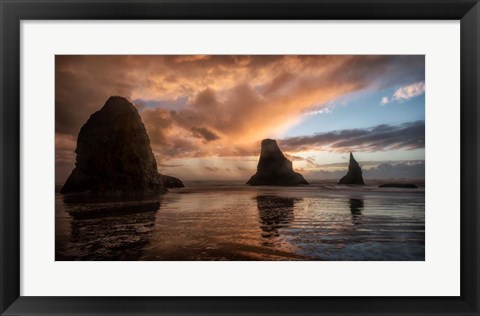 Framed Falling Sunsets Print