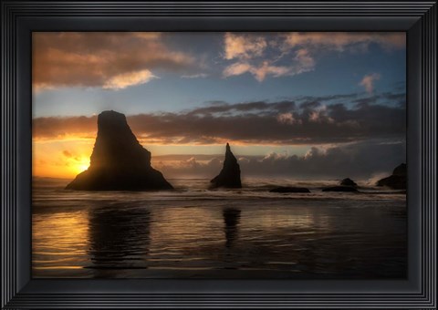 Framed Island Sunsets Print
