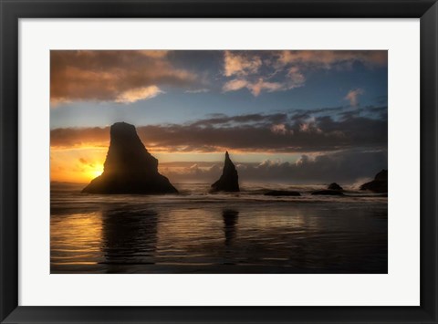 Framed Island Sunsets Print