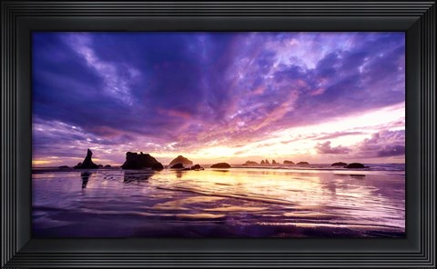 Framed Violet Skies Print