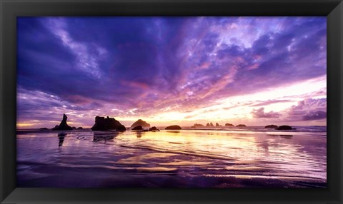 Framed Violet Skies Print