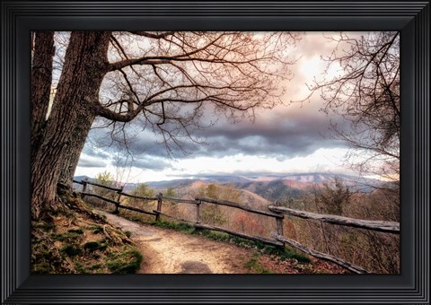 Framed Mountain Walks Print