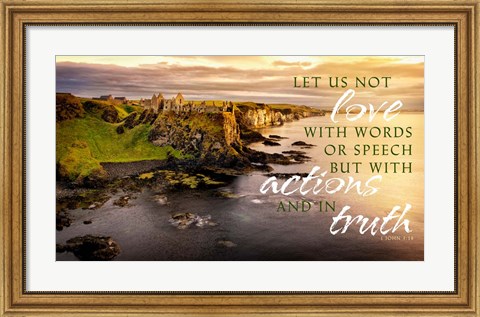 Framed Love with Actions Print