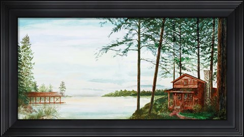 Framed Into the Woods Print