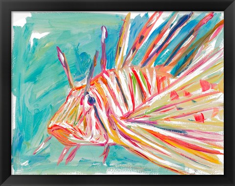 Framed Colorful Fish Print