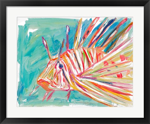 Framed Colorful Fish Print