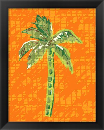 Framed Cool Palm I Print