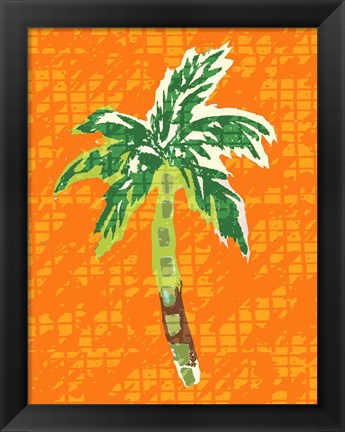 Framed Cool Palm II Print