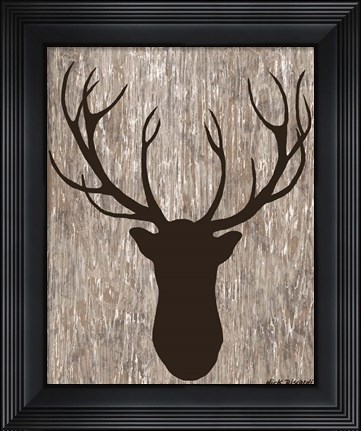 Framed Wilderness Deer Print