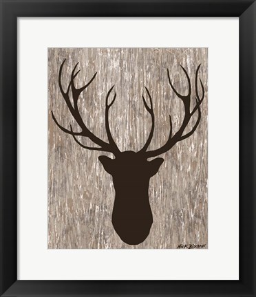 Framed Wilderness Deer Print